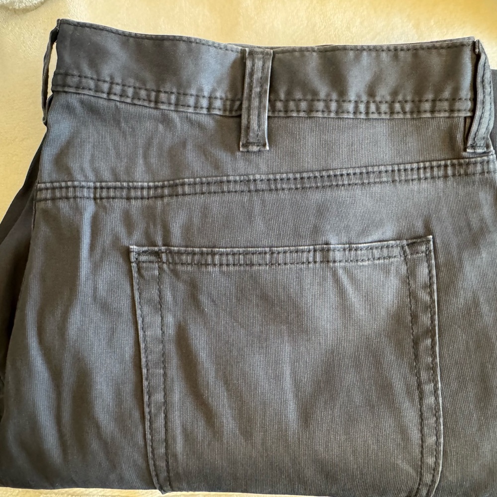 Blue Casual Pants with Patch Pocket